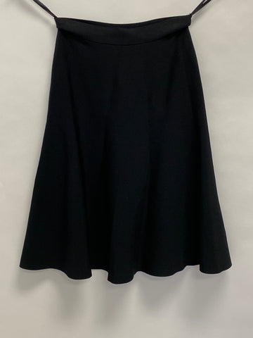 BCBG A-Line Body Con Black Skirt