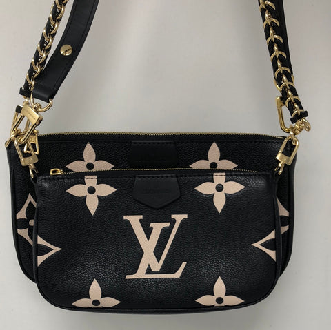 Louis Vuitton multi Pochette Black and Tan