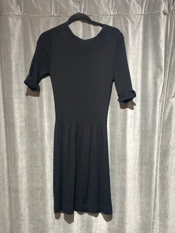 See by Chloe Short Sleeve Sweater Dress with Bow Detail
