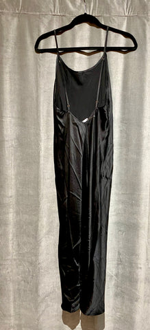 Amanda Uprichard Silk Black Slip Dress
