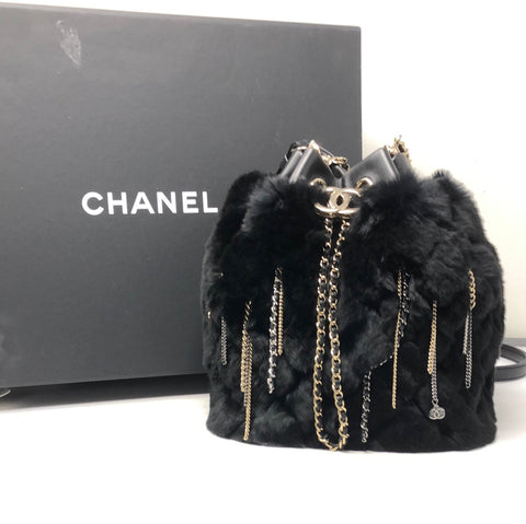 Chanel Quilted Small Duma Drawstring Backpack Black Calfskin Gold Hard –  Coco Approved Studio