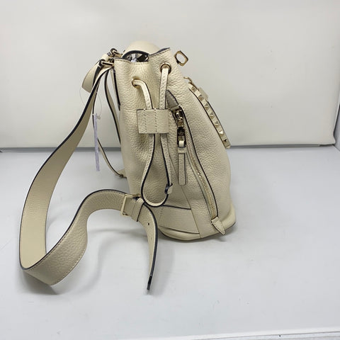 Valentino Ivory Leather Rockstud Backpack