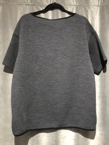 Dries Von Noten Multifabric Shortsleeve Striped Top