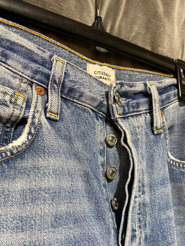 Citizens of Humanity Light Wash Wide Leg Jeans