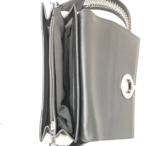 Alexander Wang Black Riot Leather Convertible Clutch Bag