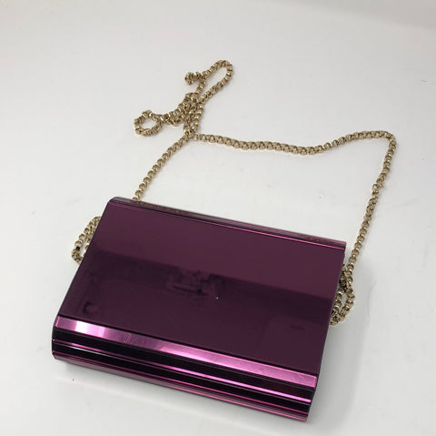 Jimmy Choo Candy Pink Mirried Flap Bag Crossbody