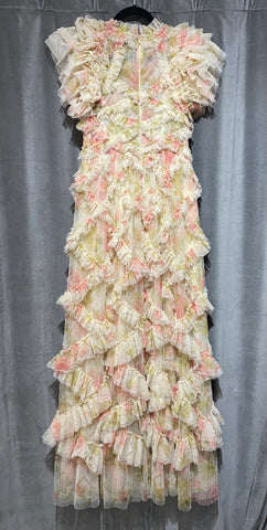 Needle and Thread Genevieve Floral Tule Gown