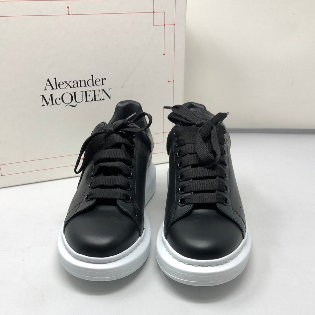 Black leather 2024 alexander mcqueen