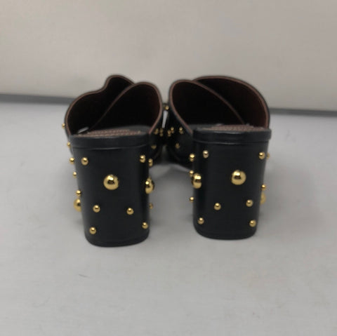 See by Chloe Abby Black Crisscross Sandals Mules