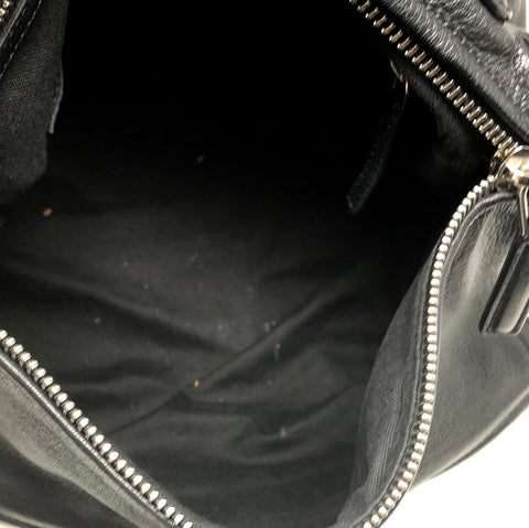 Givenchy Black Leather Medium Pandora with Silver Hardware