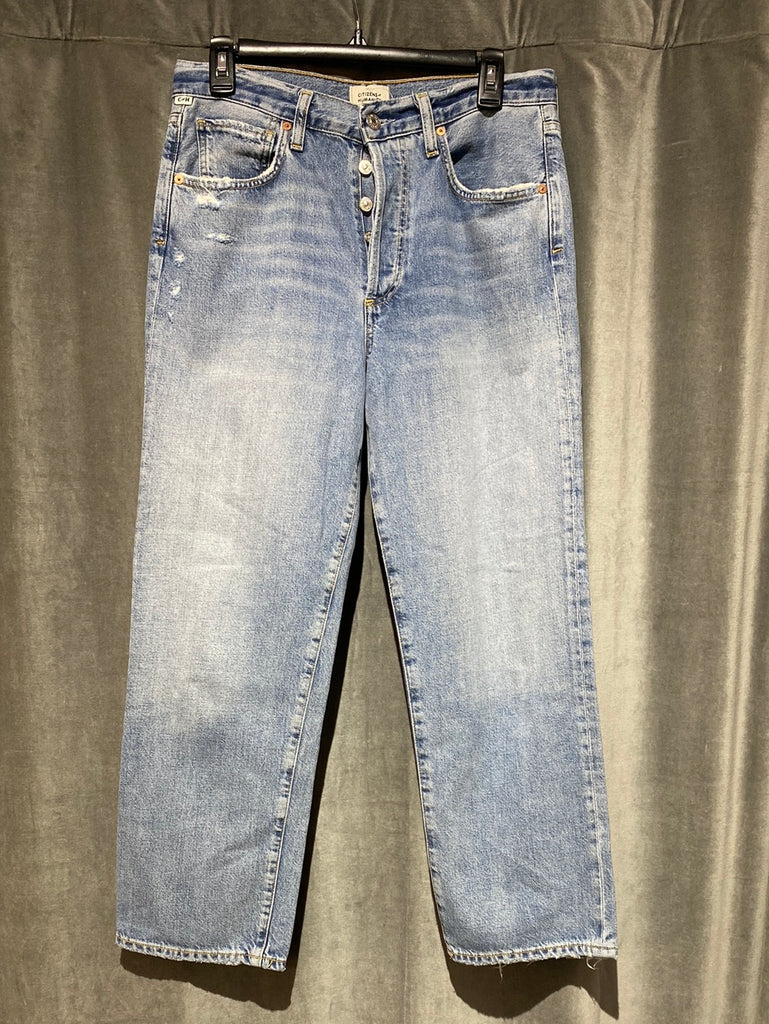 Citizens of Humanity Light Wash Wide Leg Jeans