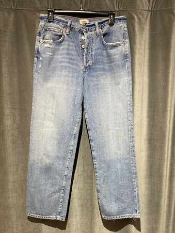 Citizens of Humanity Light Wash Wide Leg Jeans