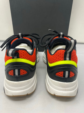 Dior Fashion Show Summer Sneaker Black/Red with Neon Yellow