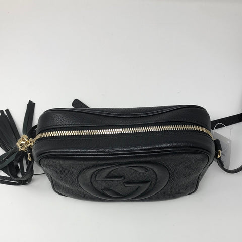 Gucci Black Soho Small Leather Disco Bag