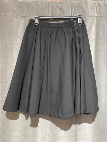 Alice and Olivia Cotton Elastic Waist Pleated Full Skirt