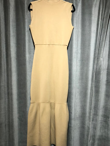 Phillip Lim Camel cowel neck stretch knit gown