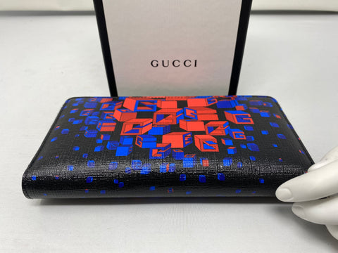 Gucci Large Zip around Wallet with Square G's