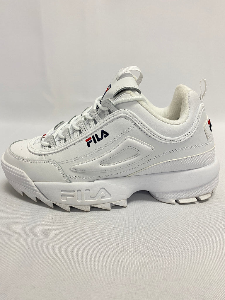FILA 'Disrupter II' Whie Leather Sneaker