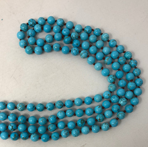 BEADS: Turquoise Extra Long Necklace