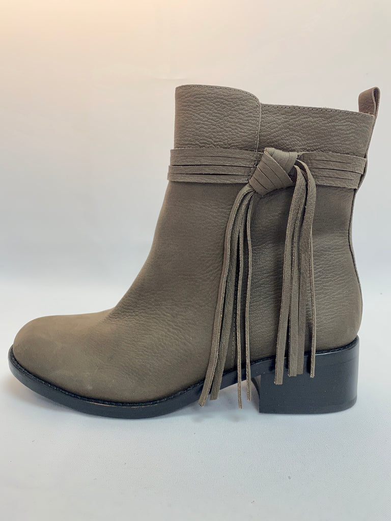 Vince Camuto Bootie With Side Suede Fringe