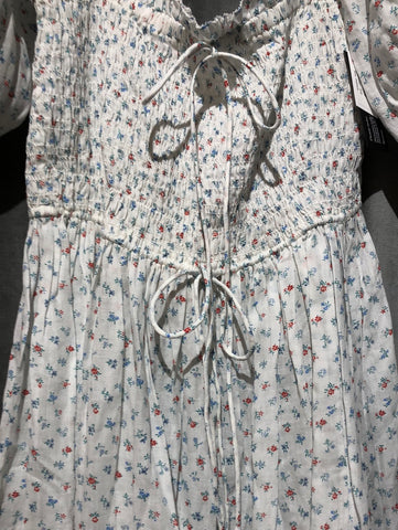 DOEN Sienna Dress White Floral Maxi Dress