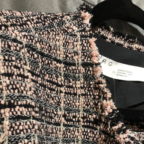 IRO MutliStitch Pink and Black blazer