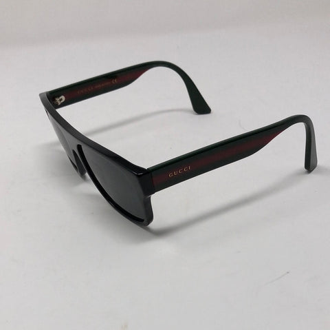 Gucci Mens Black and Stripped Sunnies