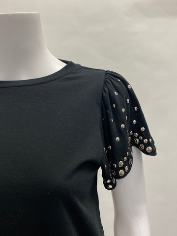 PINKO T Shirt with Studded Sleeve