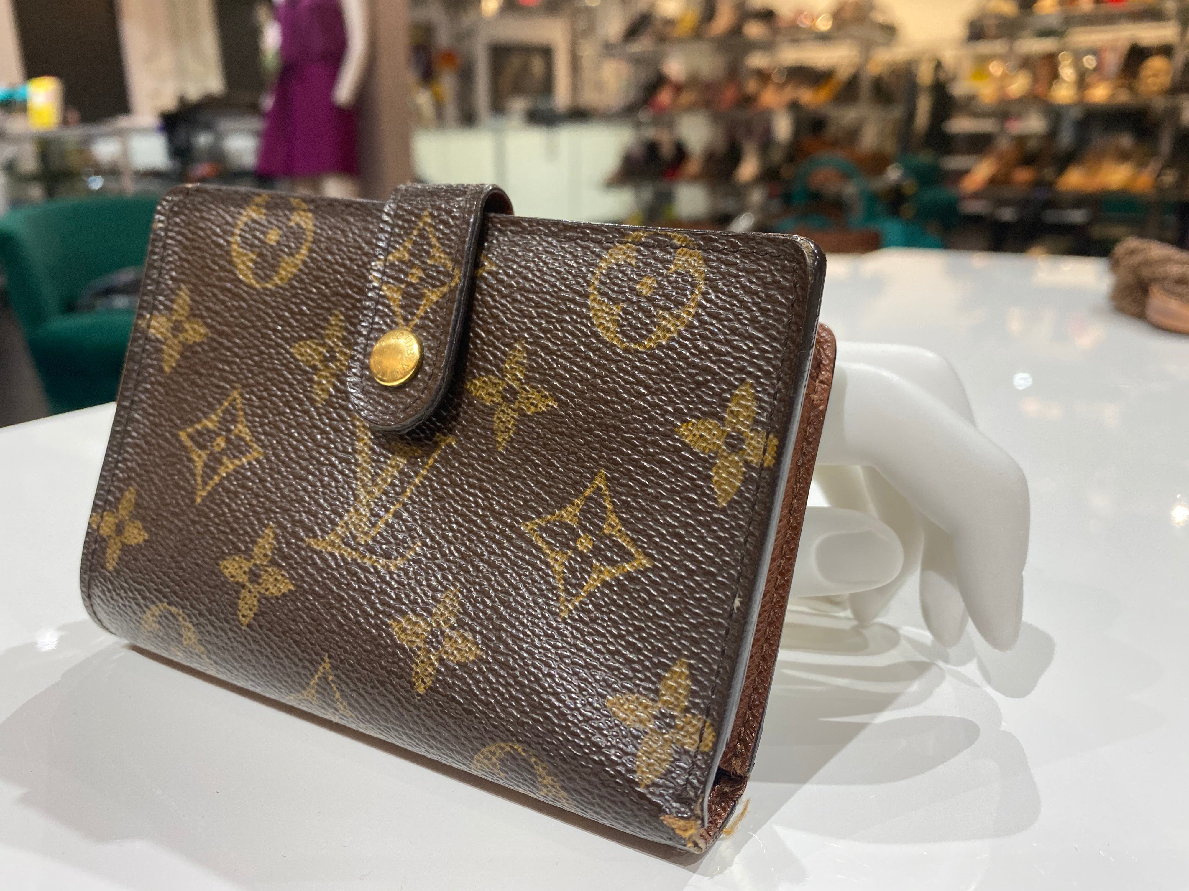 Louis Vuitton Monogram Canvas Vintage Malletier French Purse Wallet at  Jill's Consignment