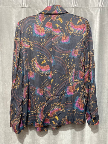 Farm Rio - Black Toucan Cotton Blazer