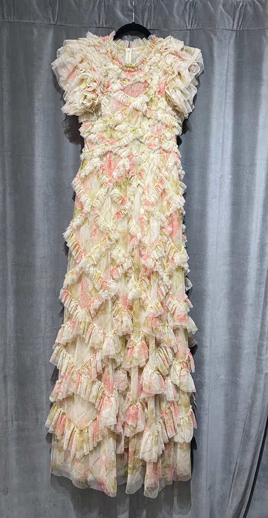 Needle and Thread Genevieve Floral Tule Gown