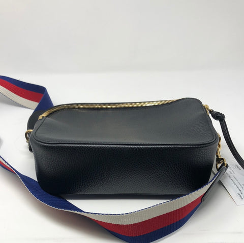 Gucci 2017 Kingsnake Camera Bag with Red, White and Blue Crossbody Strap