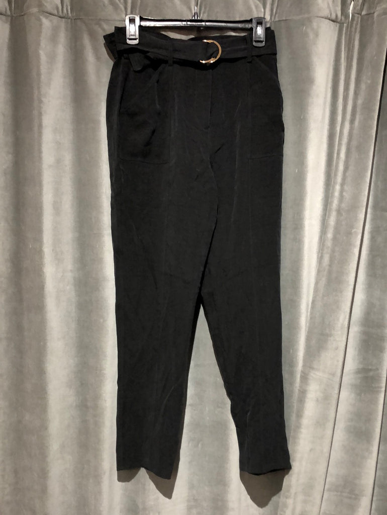 Intermix black Waist Tie Pants