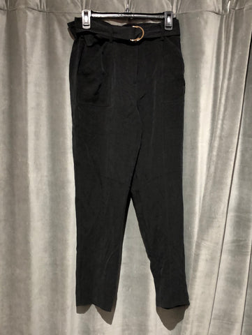 Intermix black Waist Tie Pants