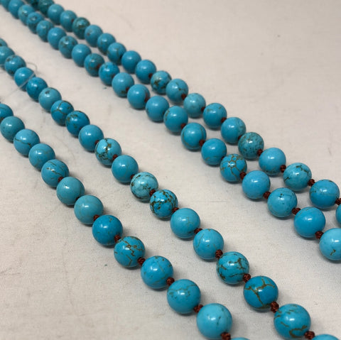 BEADS: Turquoise Extra Long Necklace