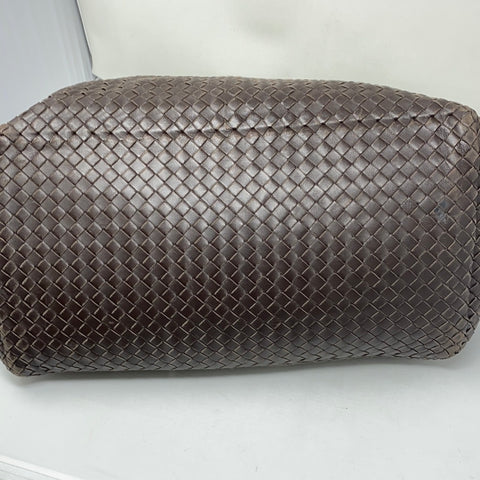 Vintage: Bottega Veneta Brown Woven Large Top Handle Bag – The Hangout