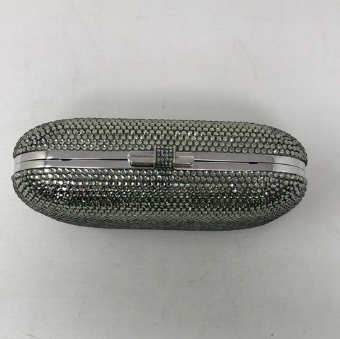 Judith Leiber Rounded Edge Rectangle Crystal Clutch