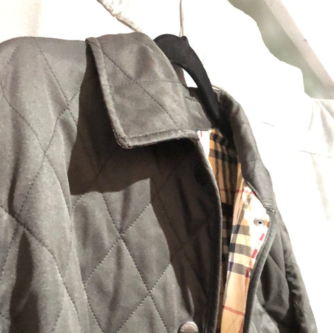 Burberry Black Quilted Jacket