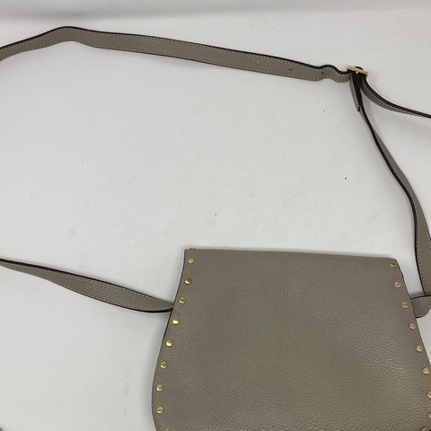 Chloe Marcie Small Crossbody Bag in Light Cloud with Studs