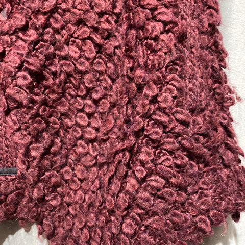 IRO Burgundy Collared Vest