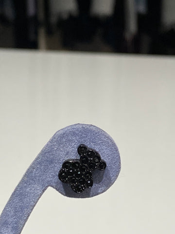 Black Bear Charm Earrings