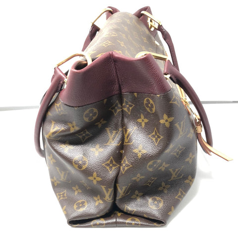 LOUIS VUITTON Brown 'Olympe' Handbag Monogram Canvas Shoulder Bag