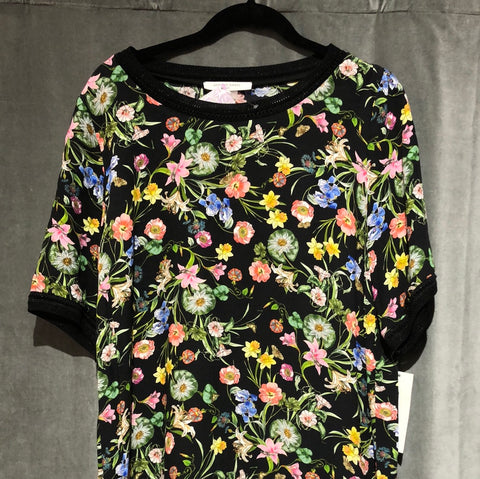 Gerard Darel Black Floral Short sleeve 