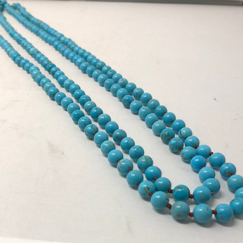 BEADS: Turquoise Extra Long Necklace