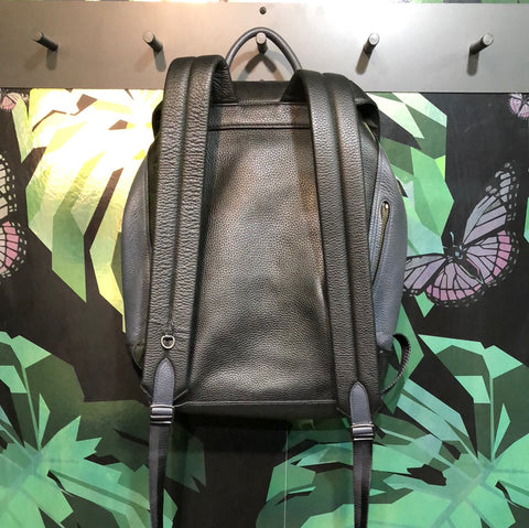 Coach Black and Blue Leather Backpack Coach Black and Blue Leather Backpack