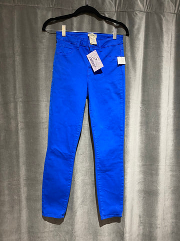 L'agence Margot Skinny Riviera Blue Straight Stretch Jeans