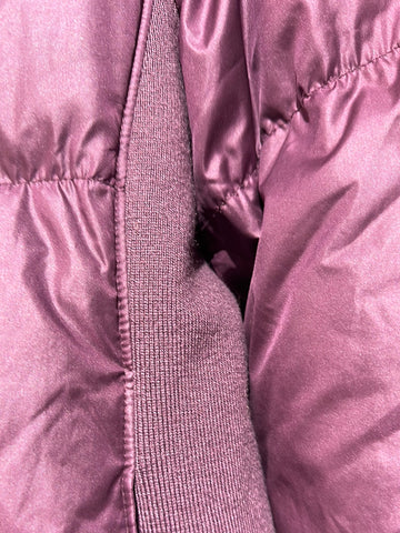 Theory Purple Collared Puffer Jacket