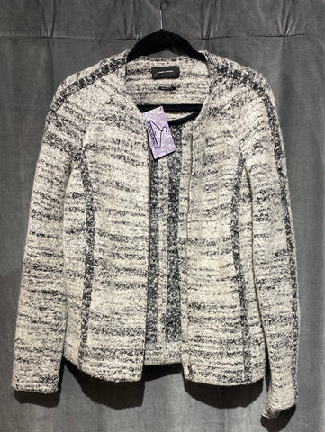 Isabel Marant Black and Ivory Full Zip Sweater