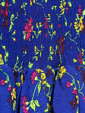 Maje Ruffle Tiered Floral Print Mini Skirt