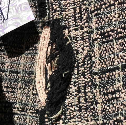 IRO MutliStitch Pink and Black blazer